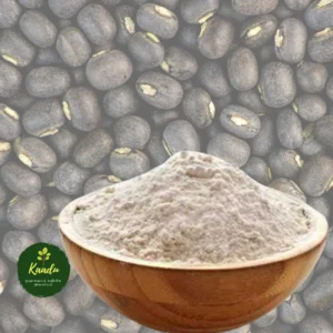 black urad gram flour kept in bowl