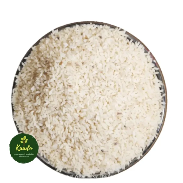 Aattur kichili samba rice kept in a bowl