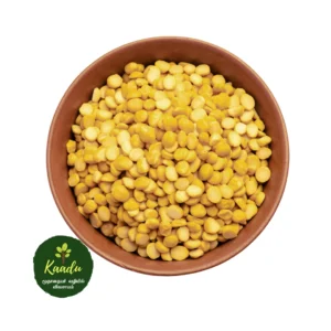 chana dal/ kadalai paruppu kept in a bowl