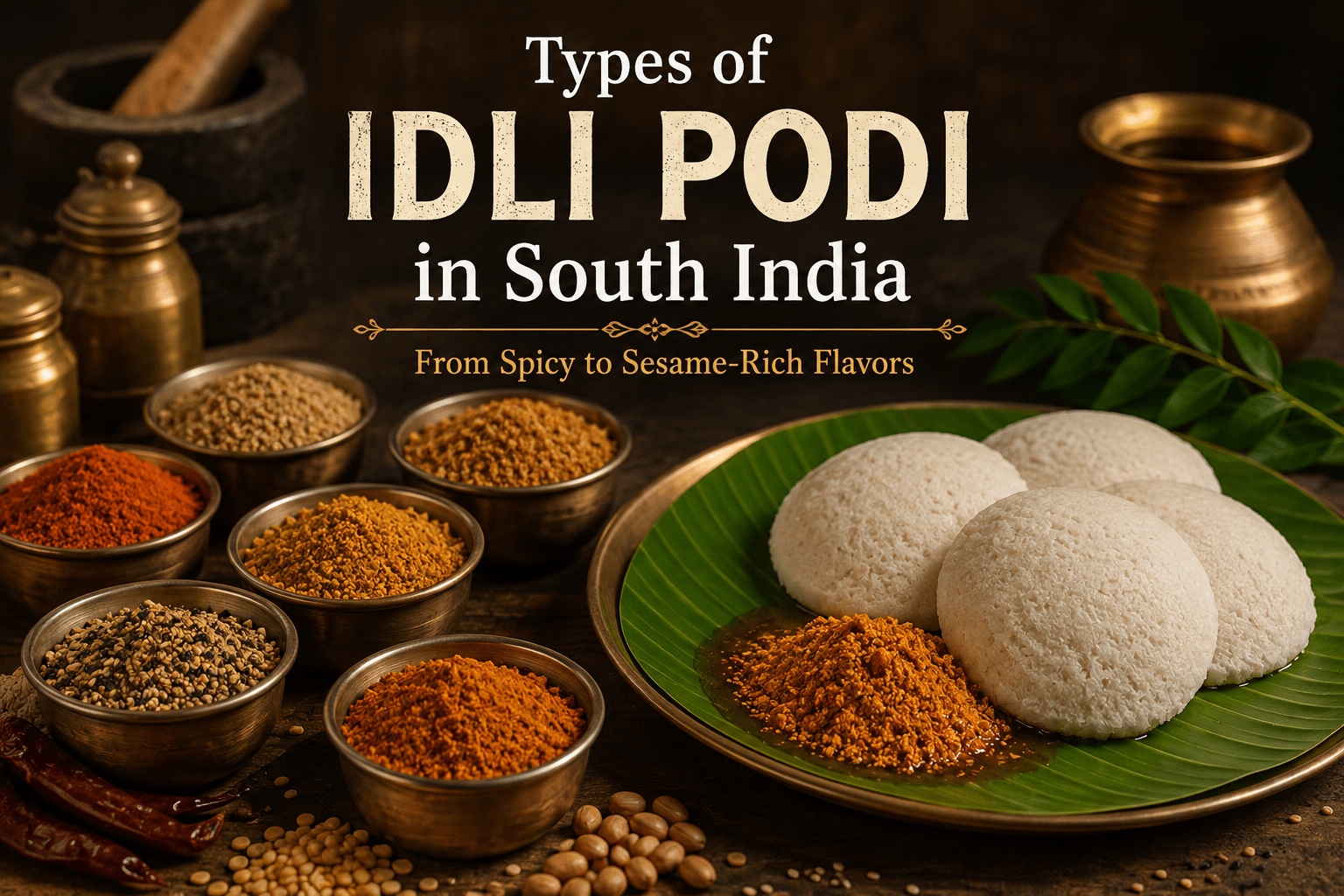 idli podi in South India