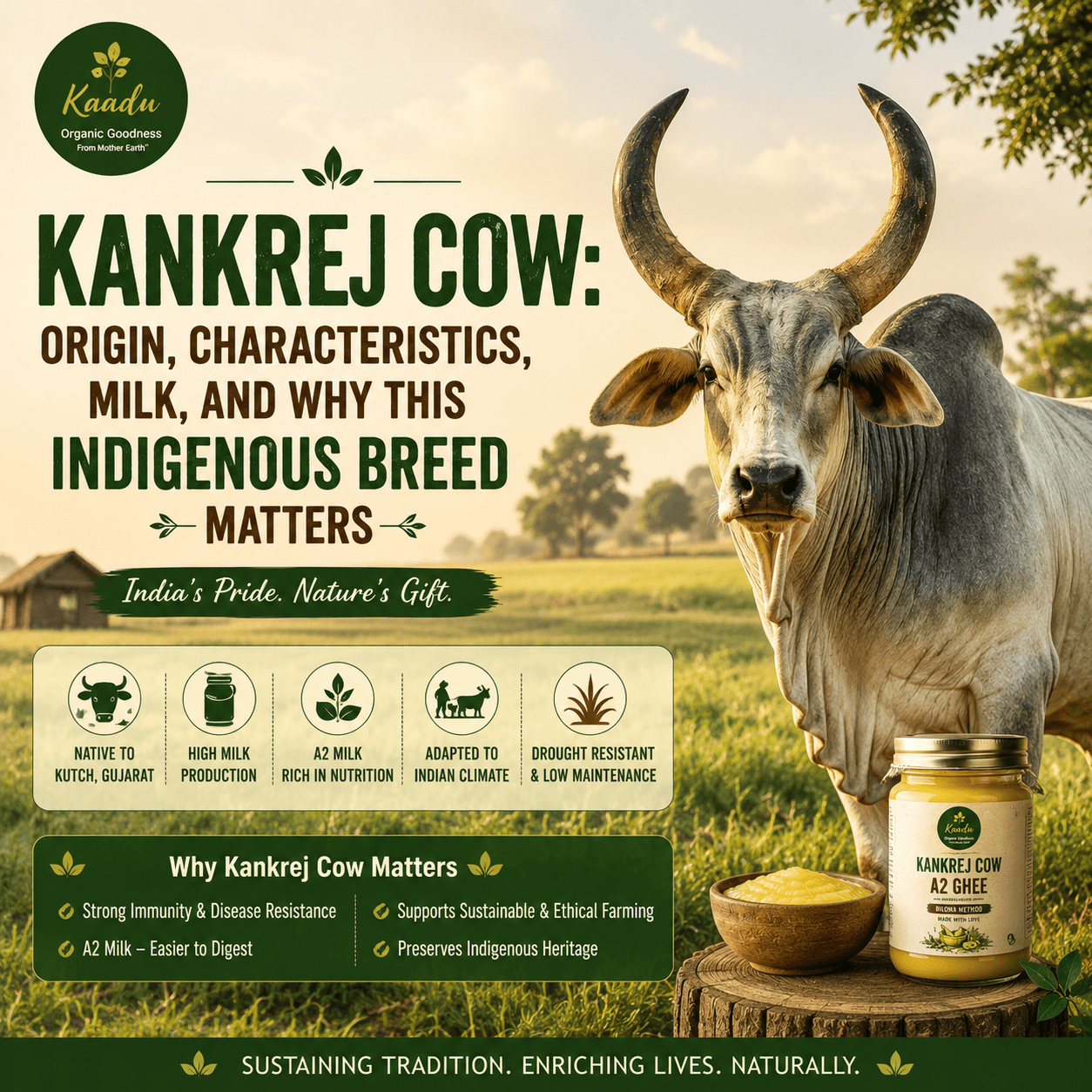 Kankrej cow featured image